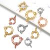 2pcs/lot Stainless Steel Round Claw Shape Spring Clasps Hooks for Bracelet Necklace Clasp Jewelry Making Connectors Supplies