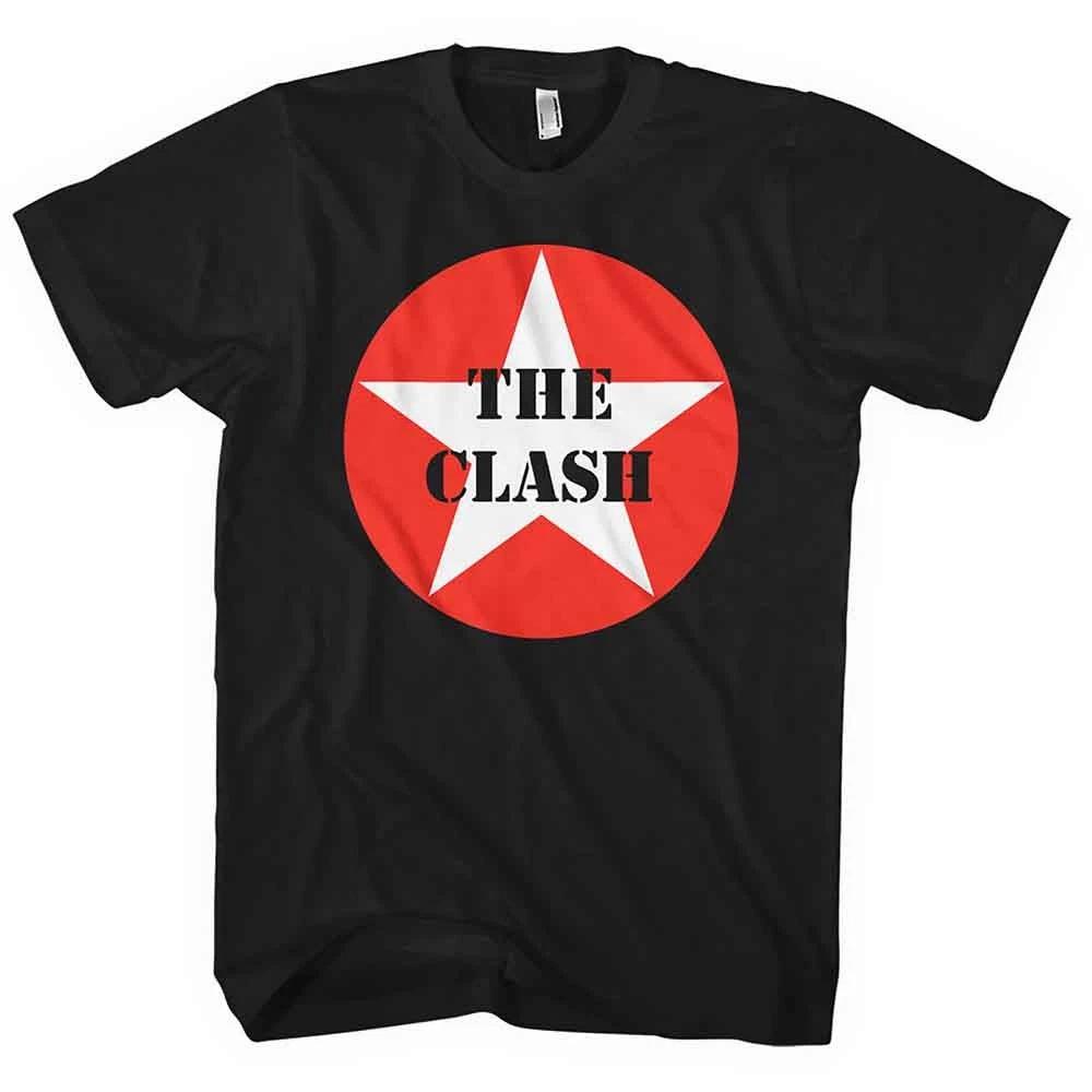 The Clash T Shirt Star Badge Logo new Official Mens Black XL