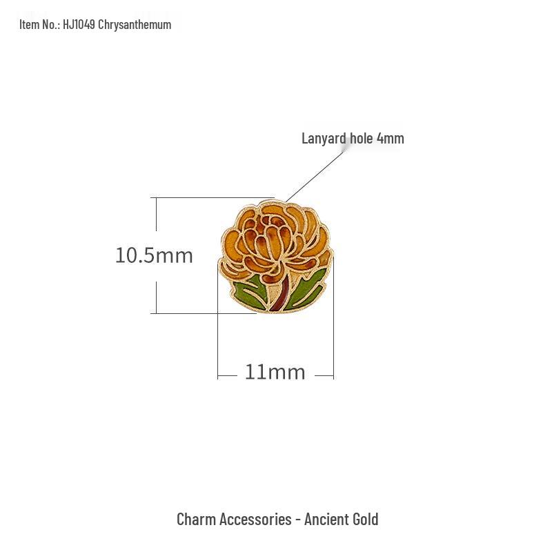 Birth Flower Gourd Bracelet & Necklace: Prosperity & Fortune DIY Bead Accessories