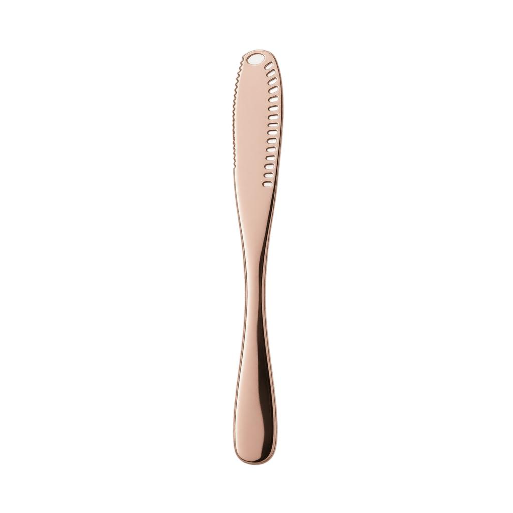 Stainless Steel Cheese Butter Knife with Perforated Blade Small Size Bread Jam Spreader Durable Kitchen Utensil