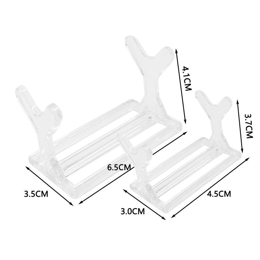 Fishing Lure Acrylic Display Stand Showing Stand Bait Display Shelf Holder Support Rack Storage Decoration For Fishing Store 3Pc