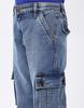 MONTE CARLO Jean cargo coupe droite pour garçon
