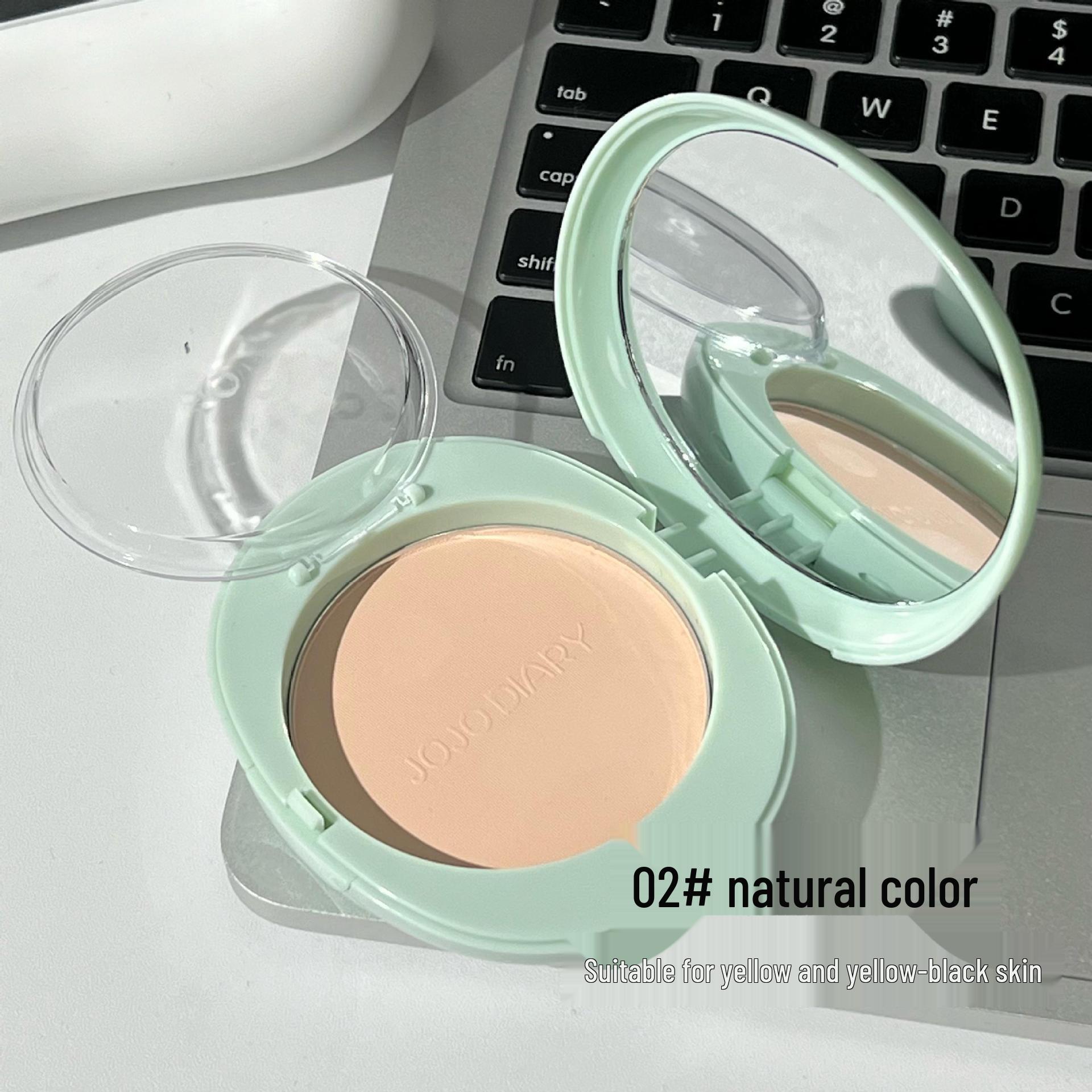 

Стойкая пудровая основа Long Diary Mint Soft Mist: Прозрачная, Осветляющая, Портативная Пудра для Подправки Макияжа.