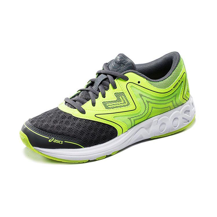 ASICS Fashionable Comfortable Durable Low-Top Kids Running Shoes Kids sneaker Fluorescent-Yellow Black C711N-9707