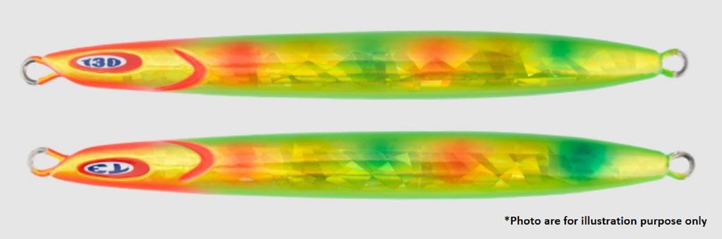 Jackall Metal Jig Anchovy Type 3 Flutter 160 grams Dragon Chart (0033)