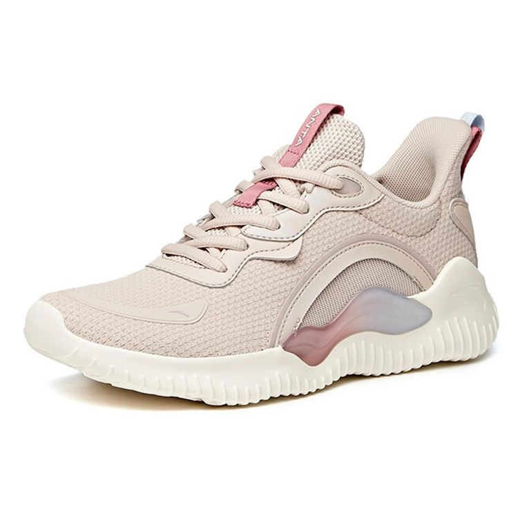 Anta Low Top Running Shoes Women sneaker Lotus-Gray 922045533-2