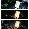 Luz LED solar para camping, lámpara de emergencia exterior recargable y multifuncional con carga USB