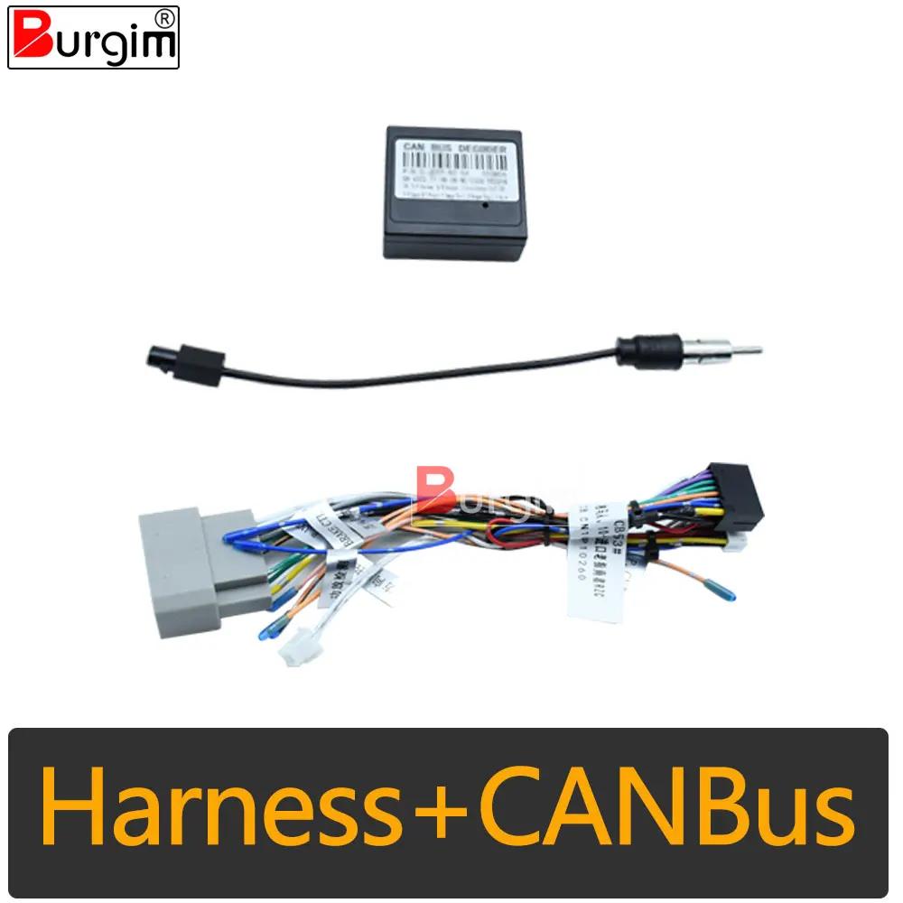 

Car Radio Fascias Frame For Jeep Wrangler Unlimited 3 JK 2008-2010 9 inch Stereo Panel Wiring Harness Adapater Canbus Decoder cable canbus
