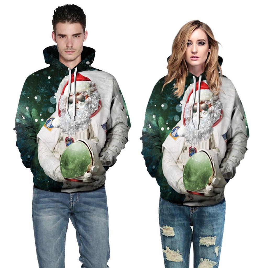 Premium Quality Ugly Xmas Christmas Sweater Santa Jacket Hoodie Pullover For All