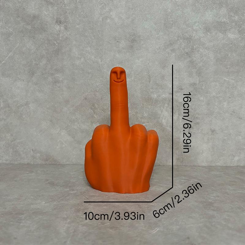 Plastikowa ozdoba na środkowy palec Wystrój domu Nowoczesne rzemiosło artystyczne Dekoracja biurka Kreatywny prezent