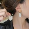 Design Fantastic Colorful Crystal Geometric Square Earrings with Different Angles and Colors Unusual Jewelry for Women or Girls