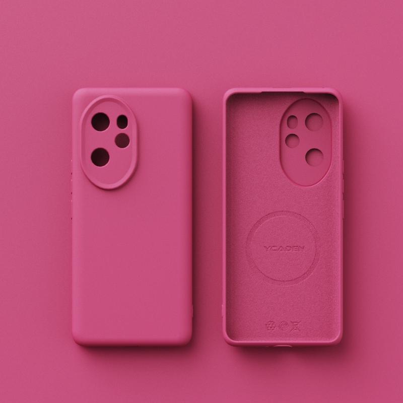 Original Liquid Silicone For Magsafe Case For Huawei Honor 500 300 200 X60 Magic 7 6 5 Pro Magnetic Wireless Charging Soft Cover