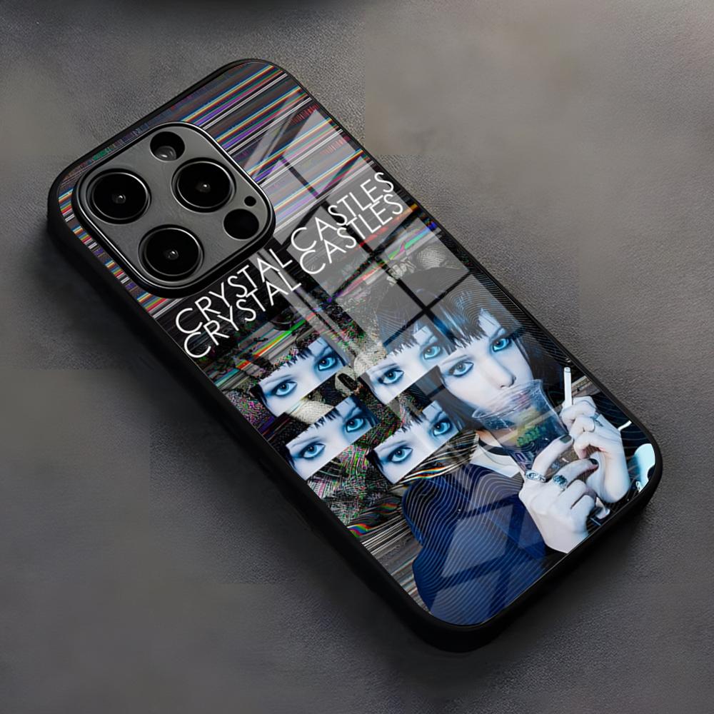 Band C-Crystal Castles Phone Case For IPhone 17 Pro Max 16 15 14 Pro Max 13 11 X Xs Xr 8 7Plus Silicone Cover