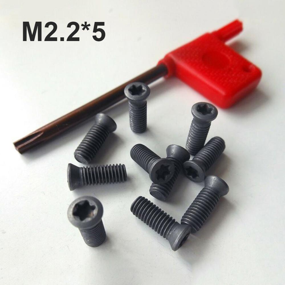20PCS Insert Torx Screws For Carbide Blade Lathe Tools And Screwdrivers M2 To M5