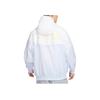 Nike Embroidered Split-Color Letter Logo Sport Hooded Jacket Men Outerwear Football-Grey DX0695-085