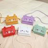 Fashion cute oblique span bag mall bag new embroidered cat change bag gift small bag