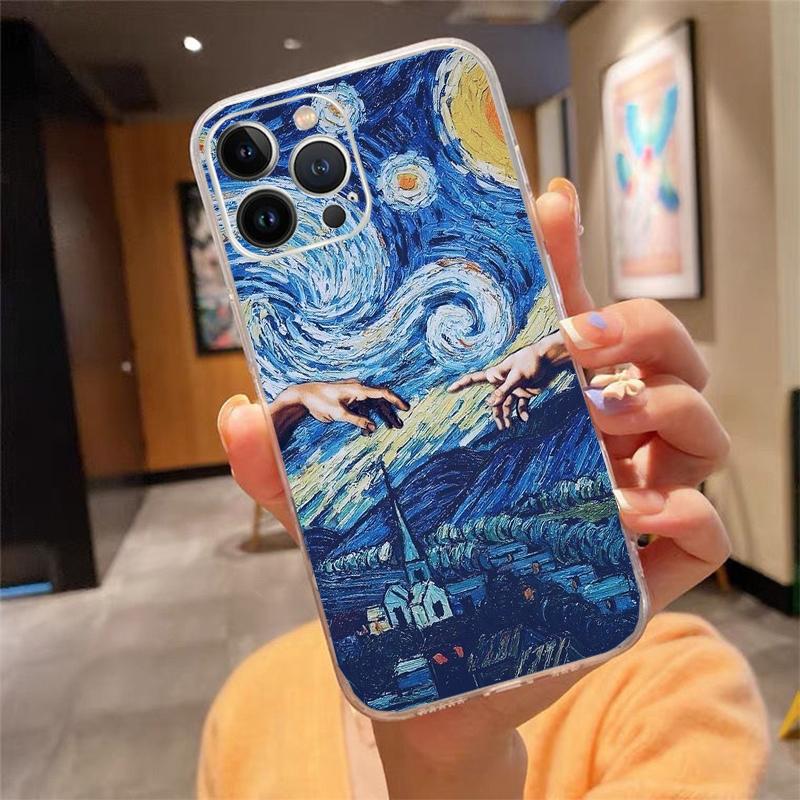 Phone Case For Iphone 17 Pro Max Air 16 15 14 13 Pro Max 15 16 Pro 15Plus Van Gogh Painting Art