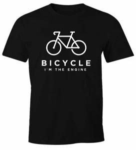 Men s T-Shirt Bicycle Sayings Bicycle I m the Engine Bike Bike Fun Shirt Saying 1 L