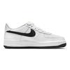 Nike Air Force 1 Low GS Just Do It - Białe Voltowe Dziecięce Trampki DM3271-100