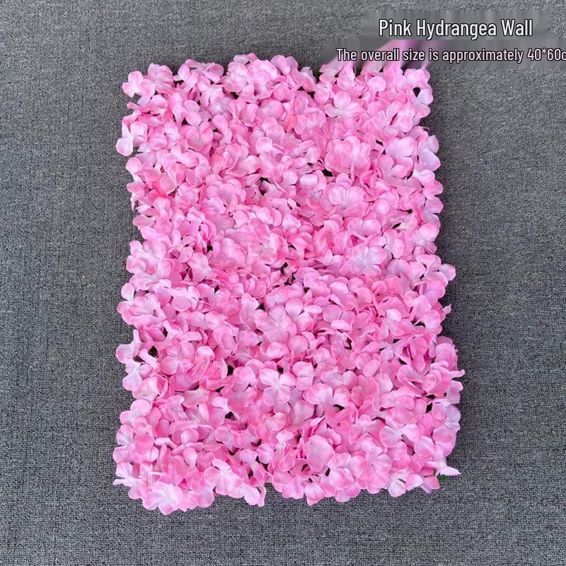 Artificial Flower Wedding Background Decoration - Rose & Hydrangea Wall Display