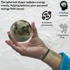 Certified Green Tourmaline in Quartz Crystal Ball for Meditation - Premium Crystal Vastu Items for Home and Feng Shui Items