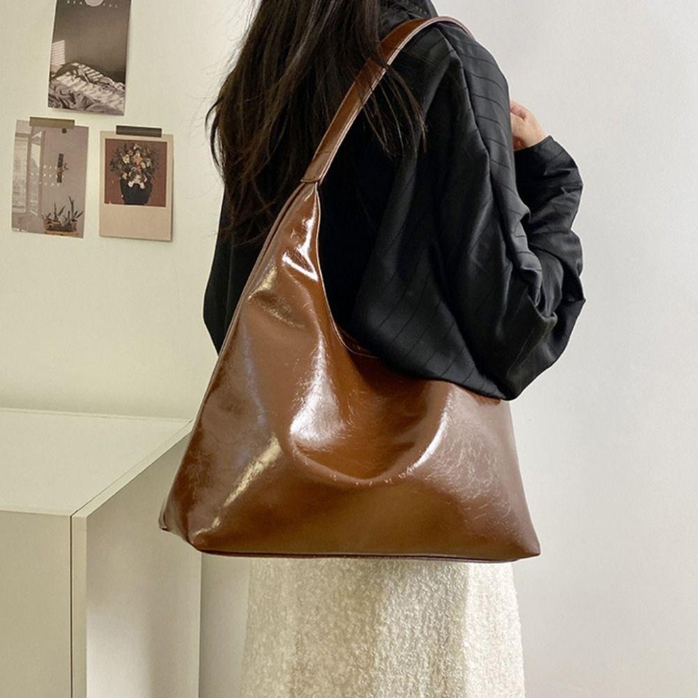 Korean Style Hobo Bag Vintage Tote Bag Leisure Underarm Bag Commute