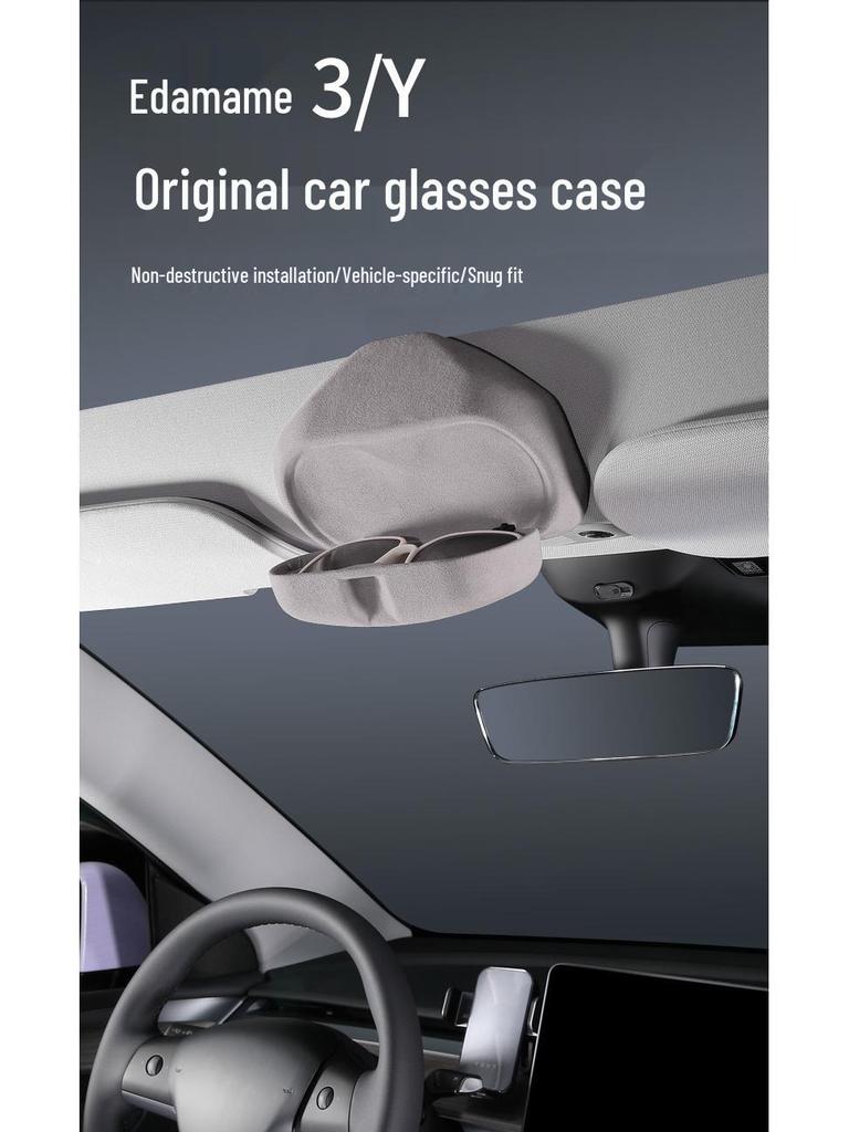 Tesla Model 3/Y Mocka Förvaringslåda för Glasögon