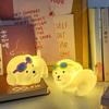 Süßer Cartoon-Hund Nachtlicht Kreative Schlafzimmer Nachttischlampe Zum Schlafen Und Dekorieren