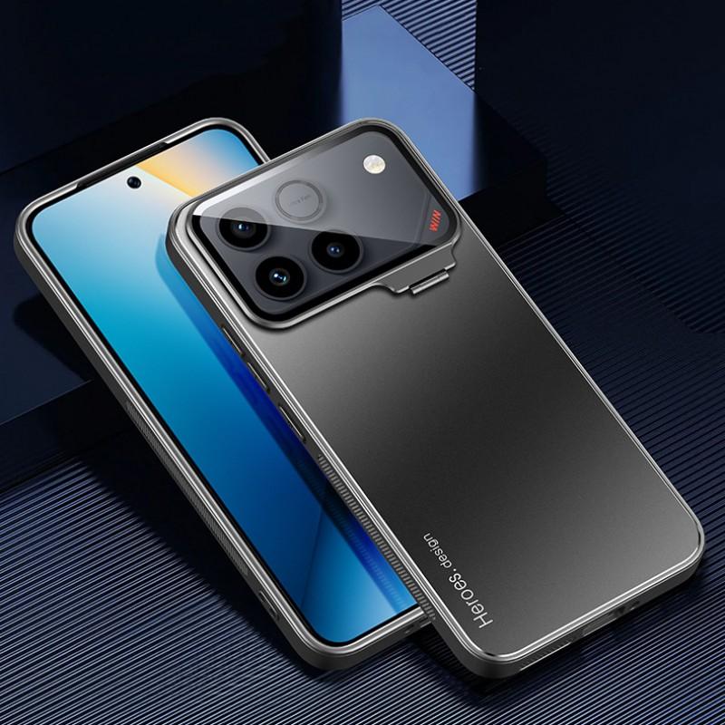 Matte Finish Magnetic Phone Case With Kickstand Honor WIN RT - Shockproof Metal Cover Lens Protector HONOR WIN