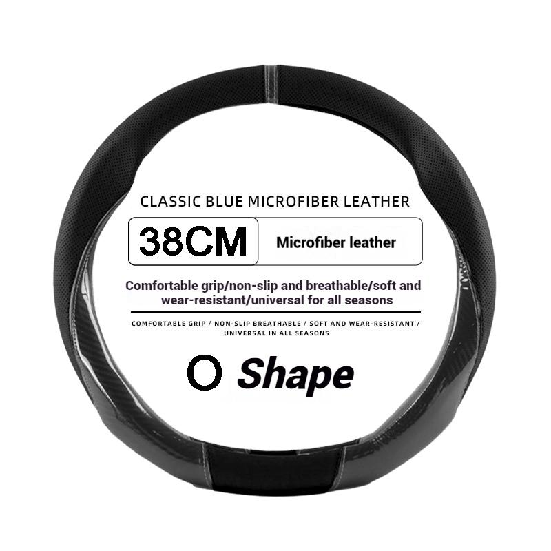 

38CM Car Steering Wheel Cover For Volkswagen VW Golf 5 6 MK6 GTI R Jetta MK5 Passat B6 B7 CC Polo Car Interiors Accessories
