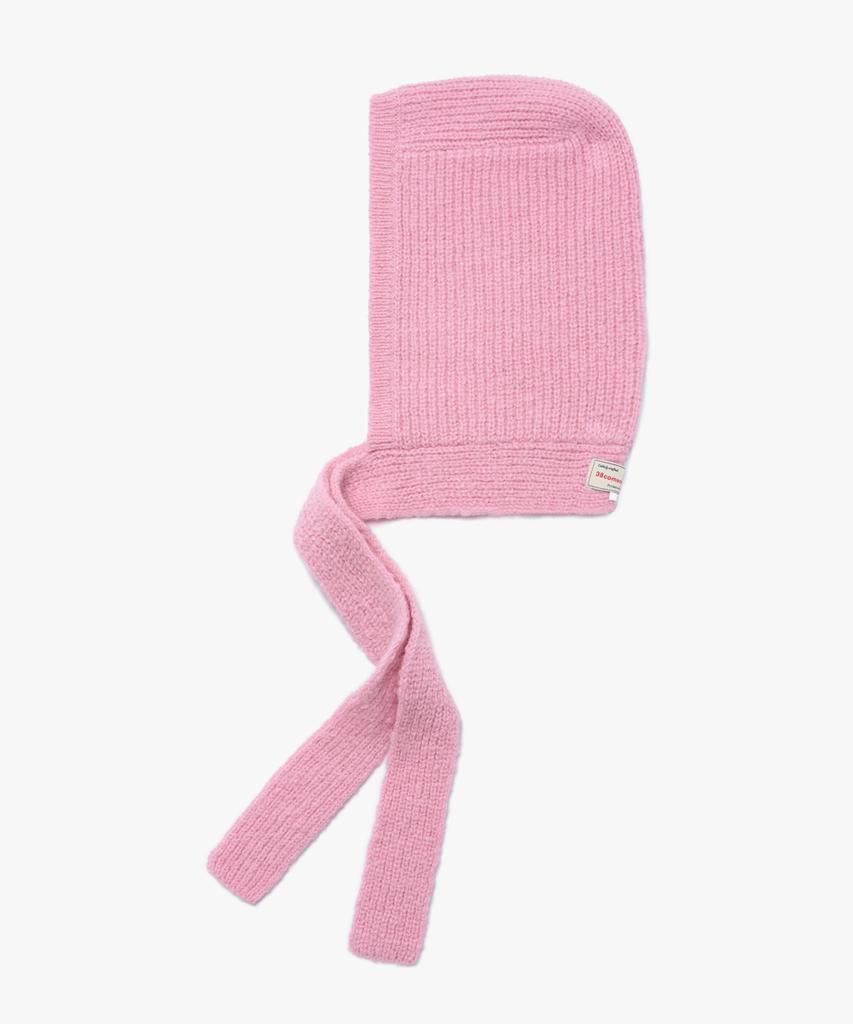 38COMEONCOMMON Alpaca Blend Balaclava Muffler (Pink)