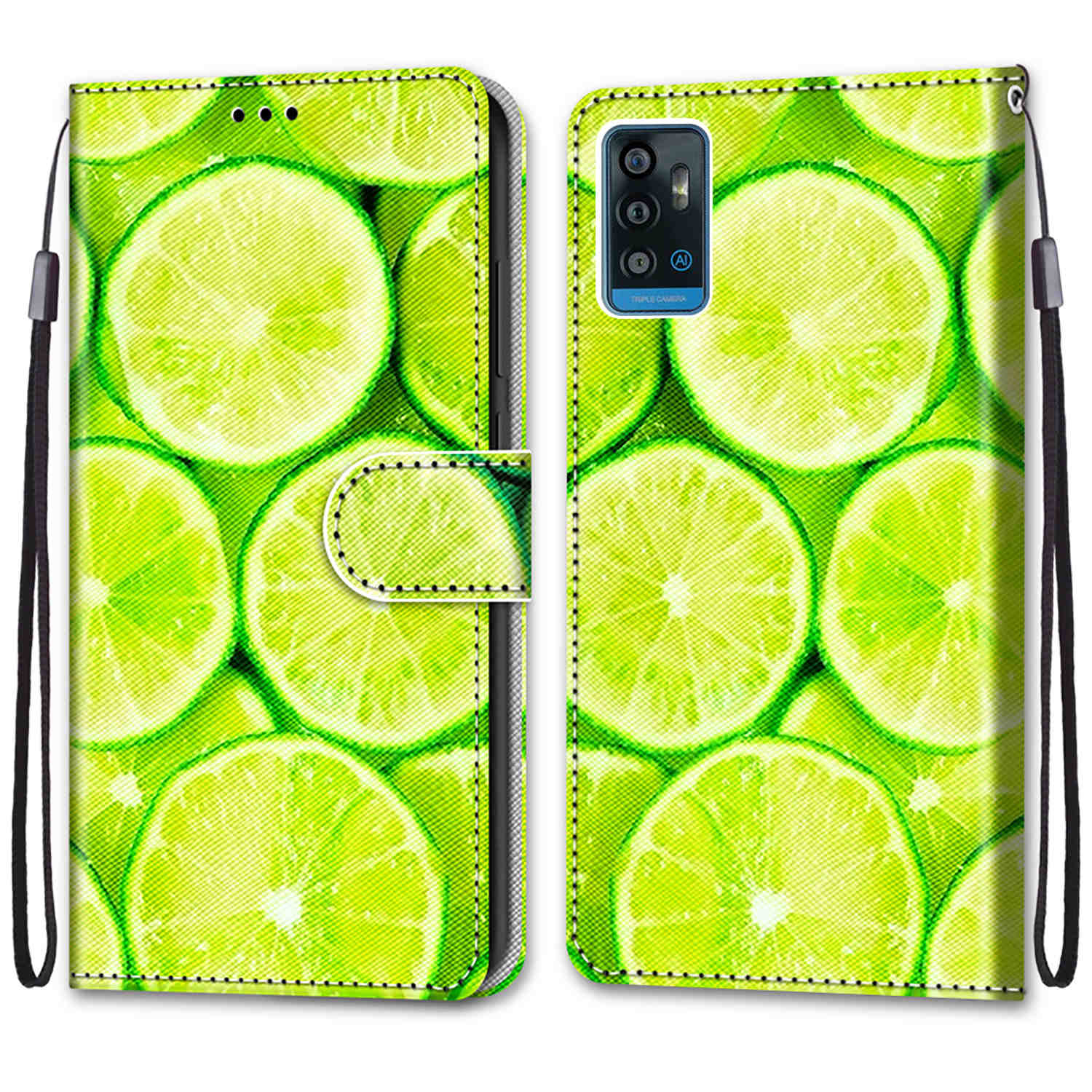 

Роскошный окрашенный кожаный чехол-кошелек в стиле книги, защитный чехол для ZTE Blade A71 A51 A31/ZTE Blade 20 Smart/ZTE Blade A5 (2020)/ZTE Blade A3 (2020) ZTE Blade A71