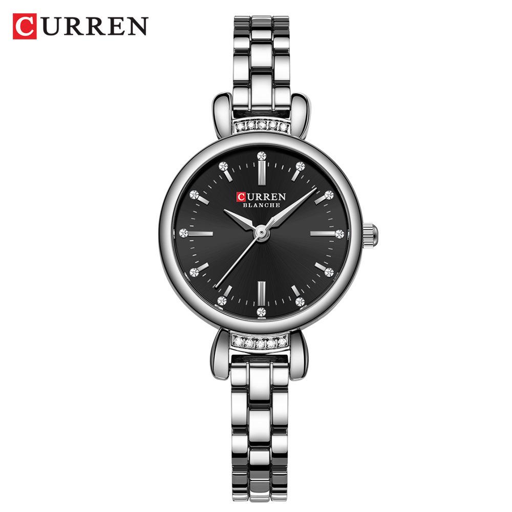 CURREN 9098 Women's Waterproof Quartz Casual Steel Band Wristwatch