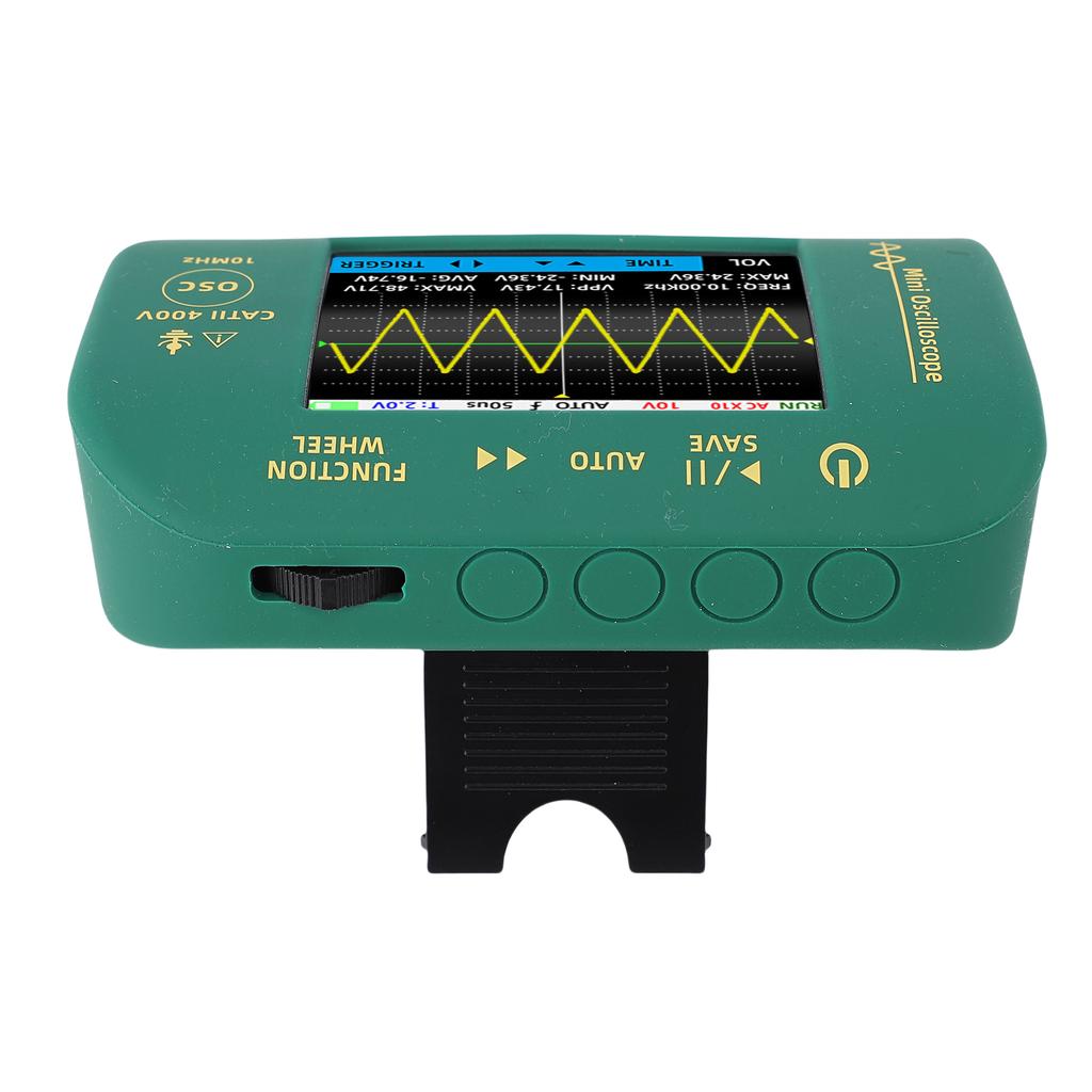 Handheld Digital Oscilloscope 2.8 Inch LCD Screen 10MHz Bandwidth 48MSa S Sampling Rate Portable Oscilloscope