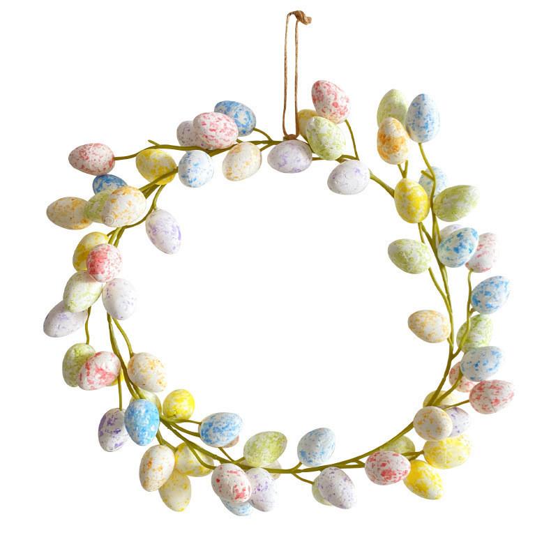 Easter Egg 14in Wreath Home Door Decoration Wall Decorations Gifts Holiday