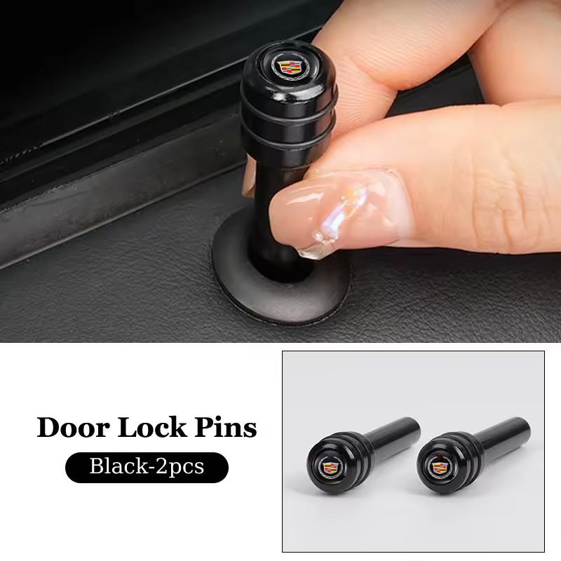 

Car Styling Door Lock Knob Pins Caps Alloy Protector Cover For Cadillac ATS BLS CT4 CT5 CT6 CTS ESCALADE STS XLR XT4 XT5 XT6 XTS