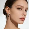 Real Natural Freshwater Black Pearl Earrings Women,Wedding 925 Sterling Silver Pearl Earrings Daugther Wife Gift