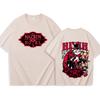 Nuova Maglietta Unisex Hazbin Hotel 100% Cotone Y2k Grafica Husk Girocollo Estiva Moda Harajuku Streetwear Maglietta di Alta Qualità