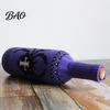 Wine Bottle Protector for Halloween Sweater, Reusable Knitted Champagne Cover, Pumpkin Skull Decorative Cover Spider Pattern Sleeve Decoration Dining