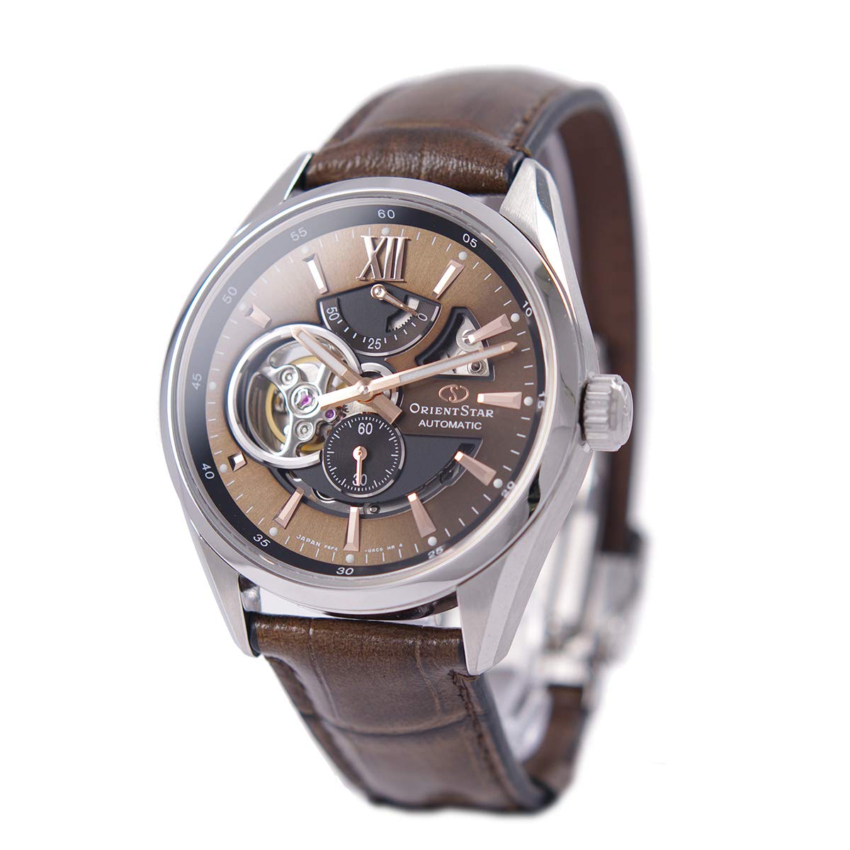

[Orient] ORIENT STAR Watch Automatic Winding (Hand Winding Included) Power Reserve 50 Hours Modern Skeleton RE-AV0006Y00B Men s