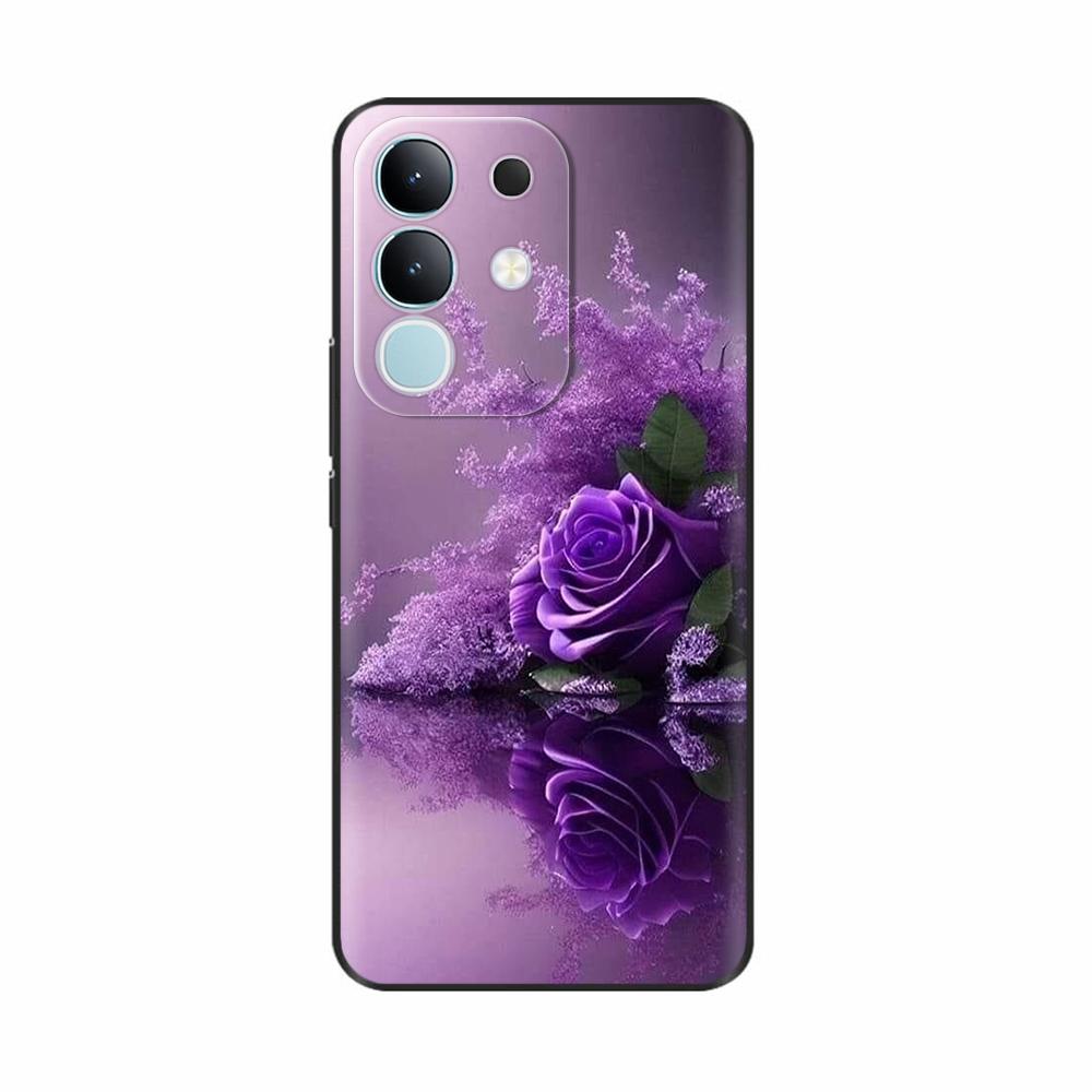 Pour Vivo Y29 4G Coque Mignon Panda Silicone Liquide Doux Étuis de Téléphone Pour Vivo Y29 4G Coques Y 29 Fundas Protection Dessin Animé Couverture Arrière