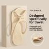 Foldable Couple Travel Slippers Are A Must-have for Non Slip Travel In Hotels. They Are Convenient To Carry Indoo… More 35-36