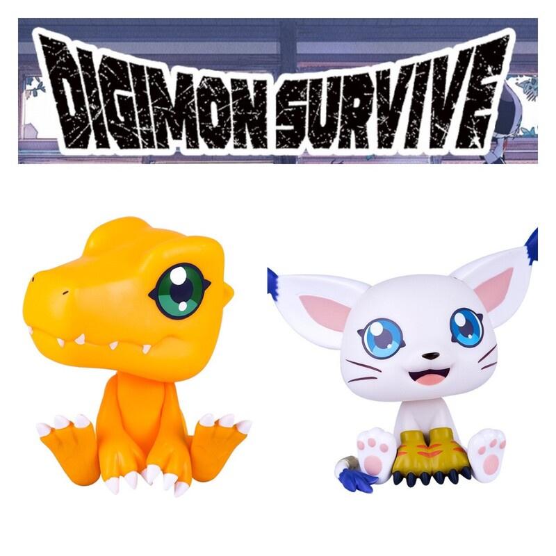 Model Adventure Digimon Boxed Cake Ornaments Figure Toy For The Kid Birthday