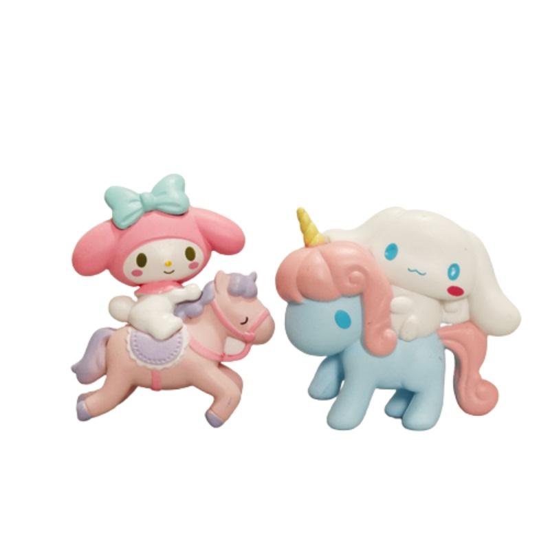Sanrio Melody Cake Decorating Toy High-quality Pvc Plastic Figures