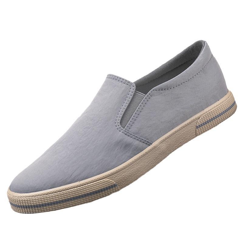New Spring Canvas Shoes for Men Lazy Men Korean Style Casual Old Beijing Shoes for Men