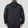 Under Armour Project Rock Brahma Jakke Med Rene Linjer Og Ensfarvet Logo, Afslappet Sport Vævet Hættejakke Til Mænd Sort 1373580-001