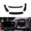 BMW X3 G01 Black Warrior Front Lip Kit, 4-Piece, ABS Material, 2017-2021 Model.