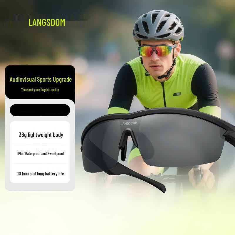 Linstone AirNova Smart Audio Glasses with Bluetooth Headphones