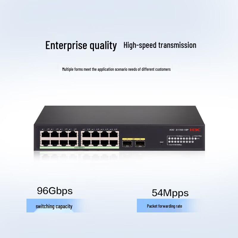 H3C Enterprise Managed Gigabit Network Switches and Accessories