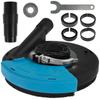 100/125mm Angle Grinder Dust Cover Dust Collector Face Cover with Connector Built-In Bristle Angle Grinder Attachment